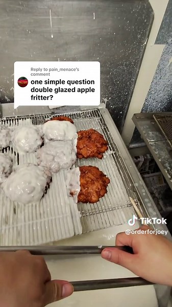 Delicious Double Glazed Apple Fritter Recipe
