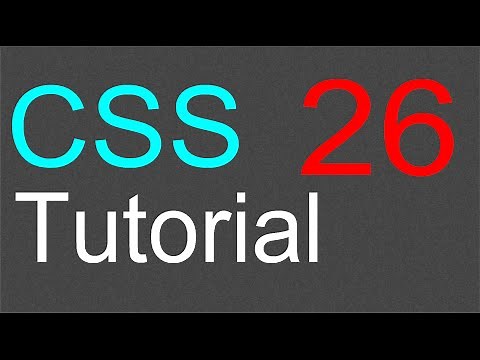 CSS Tutorial for Beginners - 26 - The DIV element