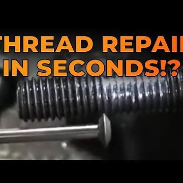 Easy Thread Repair in Seconds | One Tool to Fix Both Male & Female Threads