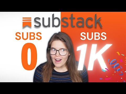 From 0 to 1,000 Subscribers: How I Grew My Substack Audience 🚀