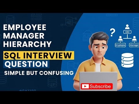 Most Asked SQL Interview Question: Employee–Manager Hierarchy : Step-by-Step