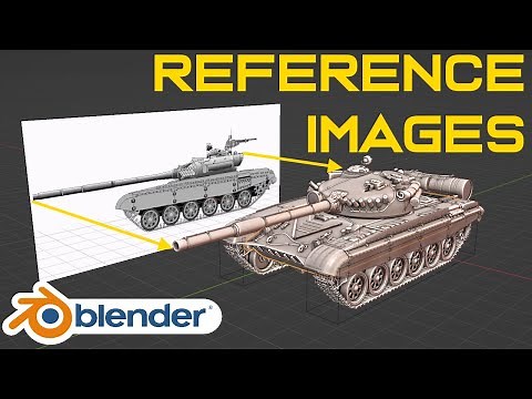 How To Use Reference Images in Blender (Arijan)