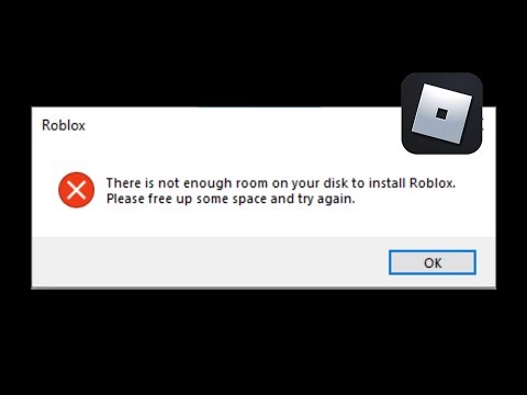 Fix There is not enough room on your disk to install Roblox In Windows