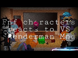 🎃 FNF Character reacts to VS Slenderman Mod // Early Halloween special! // Gacha Club 🎃