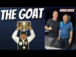 EFREN REYES is the GREATEST POOL PLAYER OF ALL TIME!