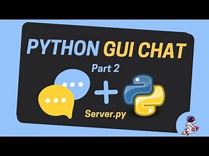GUI Chat in Python | How to build the Server side of a gui chat room app