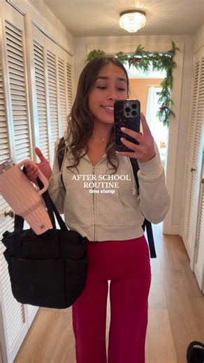 after school ROUTINE ❄️🎄 ft. so close to breakkkk ☺️ #school #routine #timestamp #grwm #christmasbreak