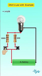 Ohm’s Law Experiment - How Resistors Affect Current #Shorts