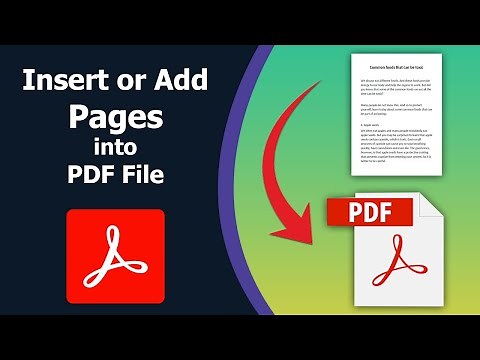 How to add a page to an existing PDF File using adobe acrobat pro dc | Insert pages into a PDF File