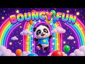 Bouncy Bouncy Buddy 🐼✨ | Baby Panda Dance Song for Kids | ‪@Lullidoo‬