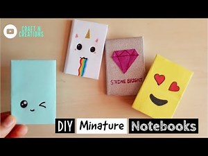 DIY MINI NOTEBOOKS - Four Easy & Cute Designs!