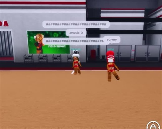Red Panthers Majorette Dance Performance on Roblox