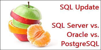 SQL Update Statement with Join in SQL Server vs Oracle vs PostgreSQL