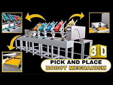 How Pick and Place Robots Work | Robotic Arm Animation | Industrial Robot Mechanism
