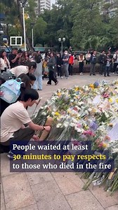 Over 1,000 queue to pay respects to Tai Po fire victims