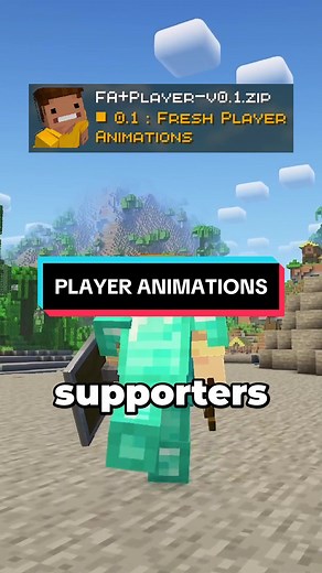 Minecraft Java FINALLY Gets Its Own Player Animations Pack! #gaming #mcyt #minecrafters #minecraftbedrock #minecraft #minecraftmods #foryou #fyp #fypage #minecraftjavamods