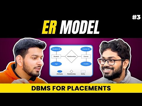 Lecture 3: ER Model Explained || ER Diagram Notations || DBMS for Placements