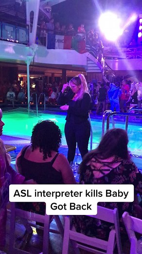 ASL Interpreter's Captivating Performance of Baby Got Back