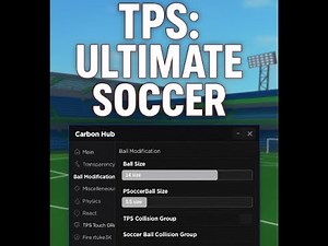 roblox | TPS ULTIMATE SOCCER SCRIPT | OP REACH | INF STAMINA | INCREASE BALL SIZE | PASTEBIN