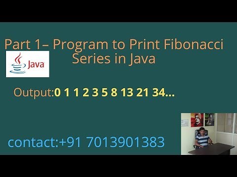 Fibonacci Series in Java - Part 1