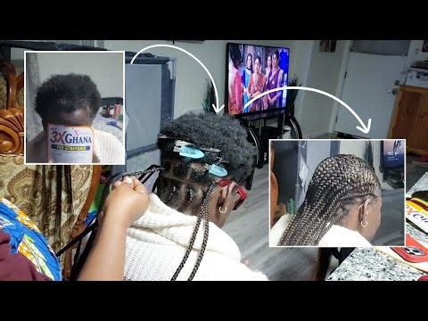 How to Do Basket Cornrow Braids on 4C Hair – Super Neat & Long-Lasting Protective Style!