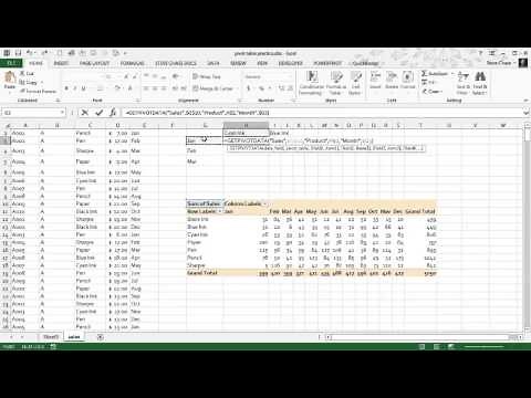 Understanding the GetPivotData Formula in Excel