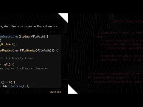 How to Print Content Between Two Empty Lines in a Java File Using BufferedReader