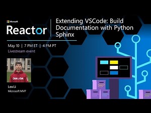 Extending VSCode: Build Documentation with Python Sphinx