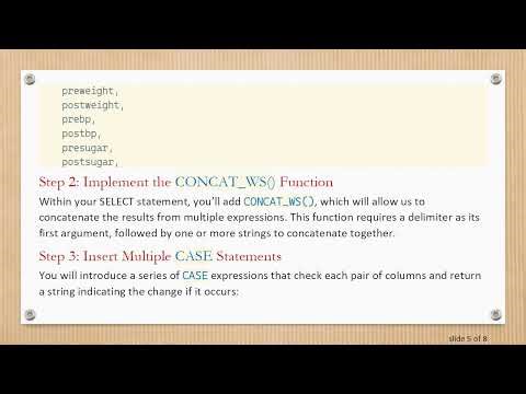 How to List All Changed Factors in T-SQL