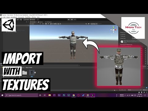 How to Import Character in Unity with Textures