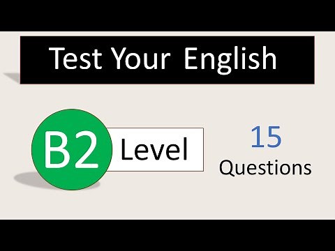 Test Your English Level | B2 English | English Level Test