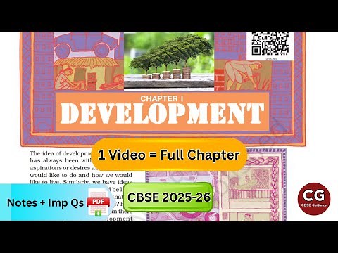 Development Class 10: Explained in One Shot! (CBSE)