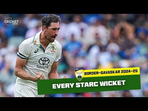 Every wicket: Mitch Starc scythes his way through | Australia v India 2024-25