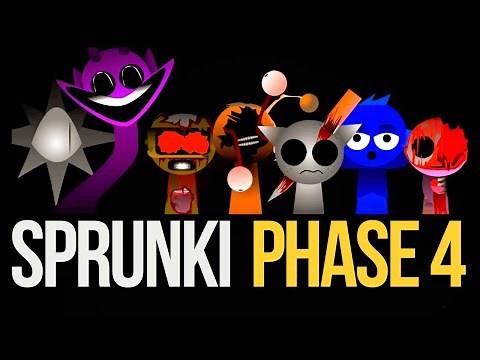 SPRUNKI PHASE 4 Definitive Mod Animation| All Characters Gameplay | Remastered Phase 4 sprunki