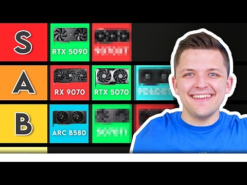 The ULTIMATE Graphics Card Tier List 2025! 👀 [Ranking NVIDIA, AMD & Intel GPUs...]