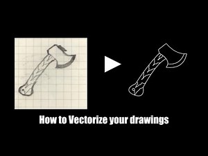 how to vectorize a drawing in affinity designer
