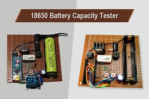DIY 18650 Li-Ion Battery Capacity and Discharge Testing Meter using Arduino