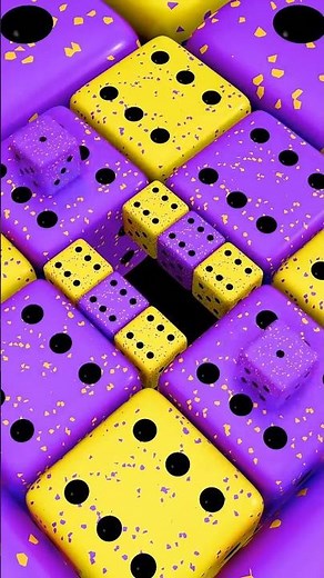 🌀 Infinite Dice Loop | Satisfying 3D Animation 🎲✨