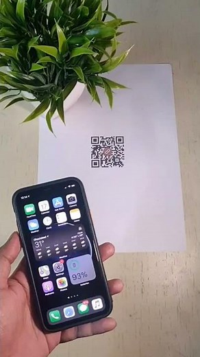 How to scan QR code on iPhone
