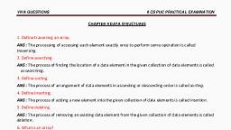VIVA -II PU- 2022.pdf - COMPUTER SCIENCE - Notes - Teachmint