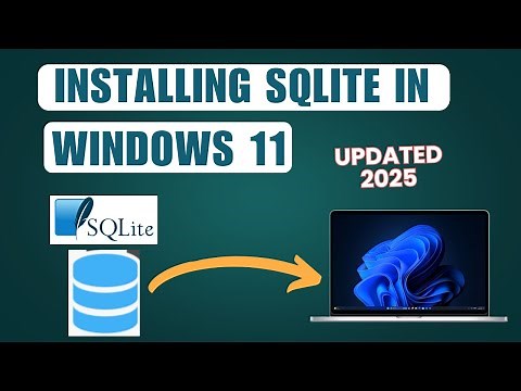 How to install SQLite database on Windows 11 || Creating a database and table in SQLite 2023 updated