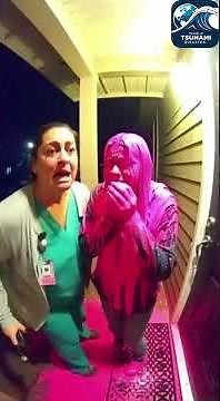 Medical Parents Lose It After Teal Paint Blast! (Caught on Ring Camera)