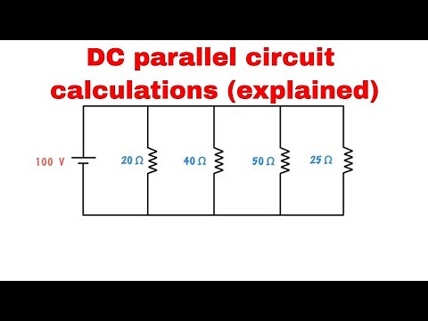 DC parallel circuit calculations