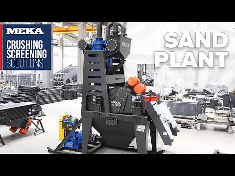 Compact Sand Plant - MEKA Washing Plants