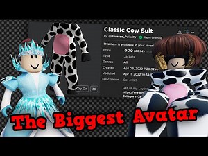How to make the biggest Roblox avatar!