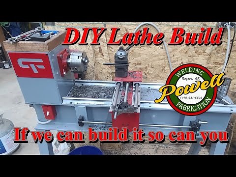 DIY Metal Lathe (Under $500) Powell Fab Style. Scraps come in handy on this project.