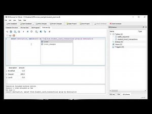 Database SQL Basics SQLite DB Browser