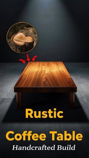 Raw Wood to Luxury Table 🤯🔥 | Super Satisfying Woodworking Transformation