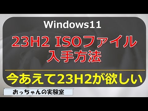How to get the ISO file for Windows 11 (23H2)