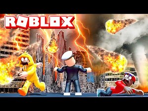 SURVIVING the ULTIMATE NATURAL DISASTERS in ROBLOX